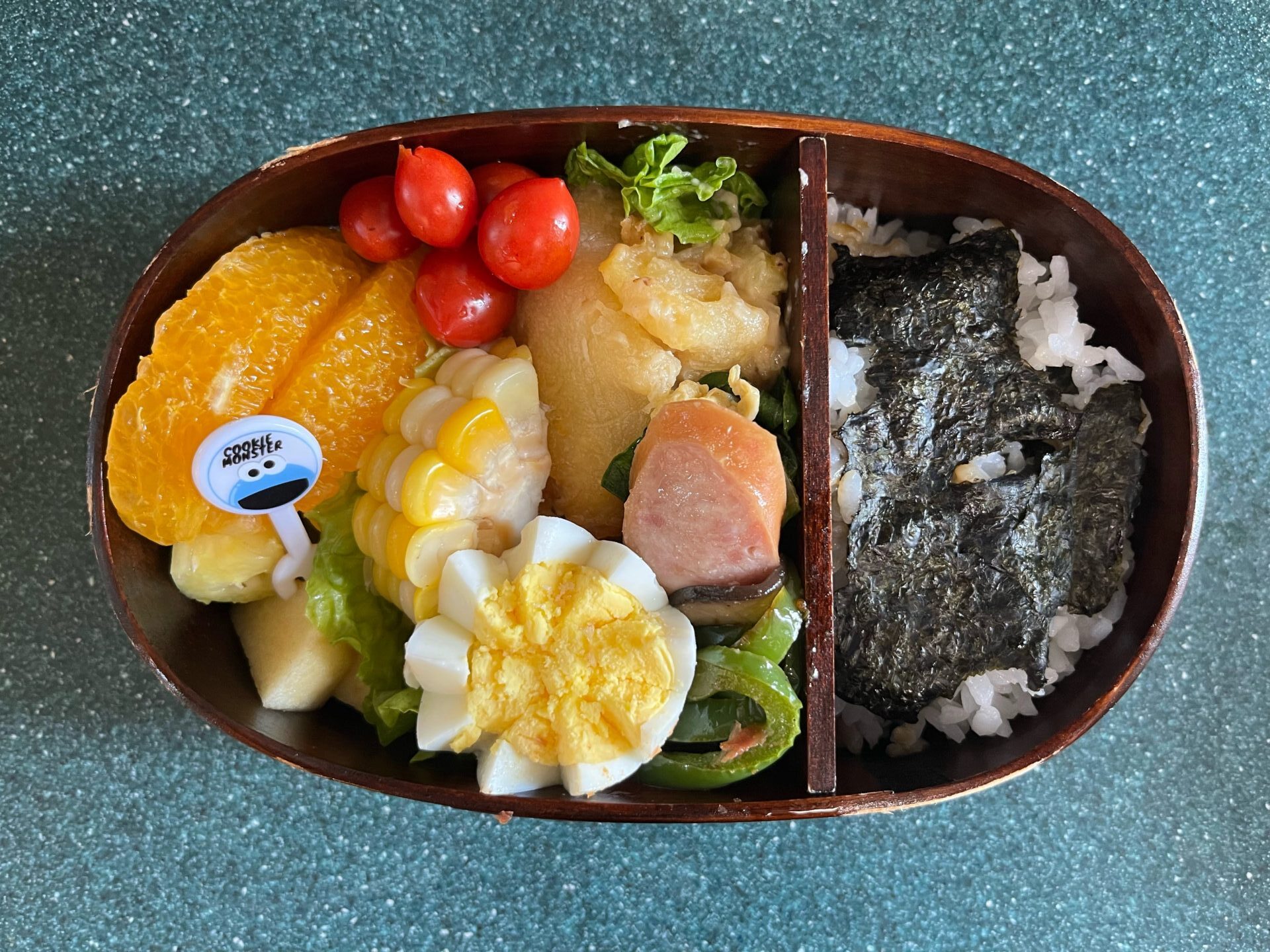 今日のお弁当(7/3)
メインはエビポテトグラタンでした