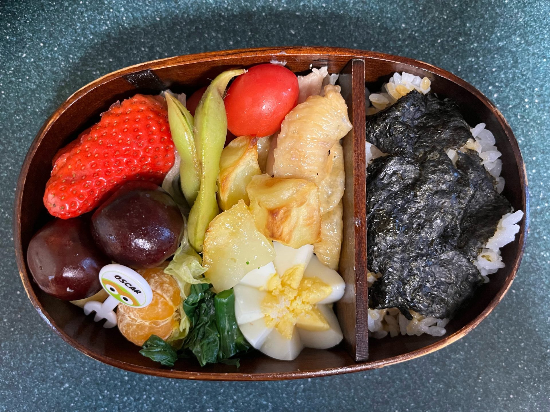 今日のお弁当(2/12)
メインは手羽中の塩焼きでした