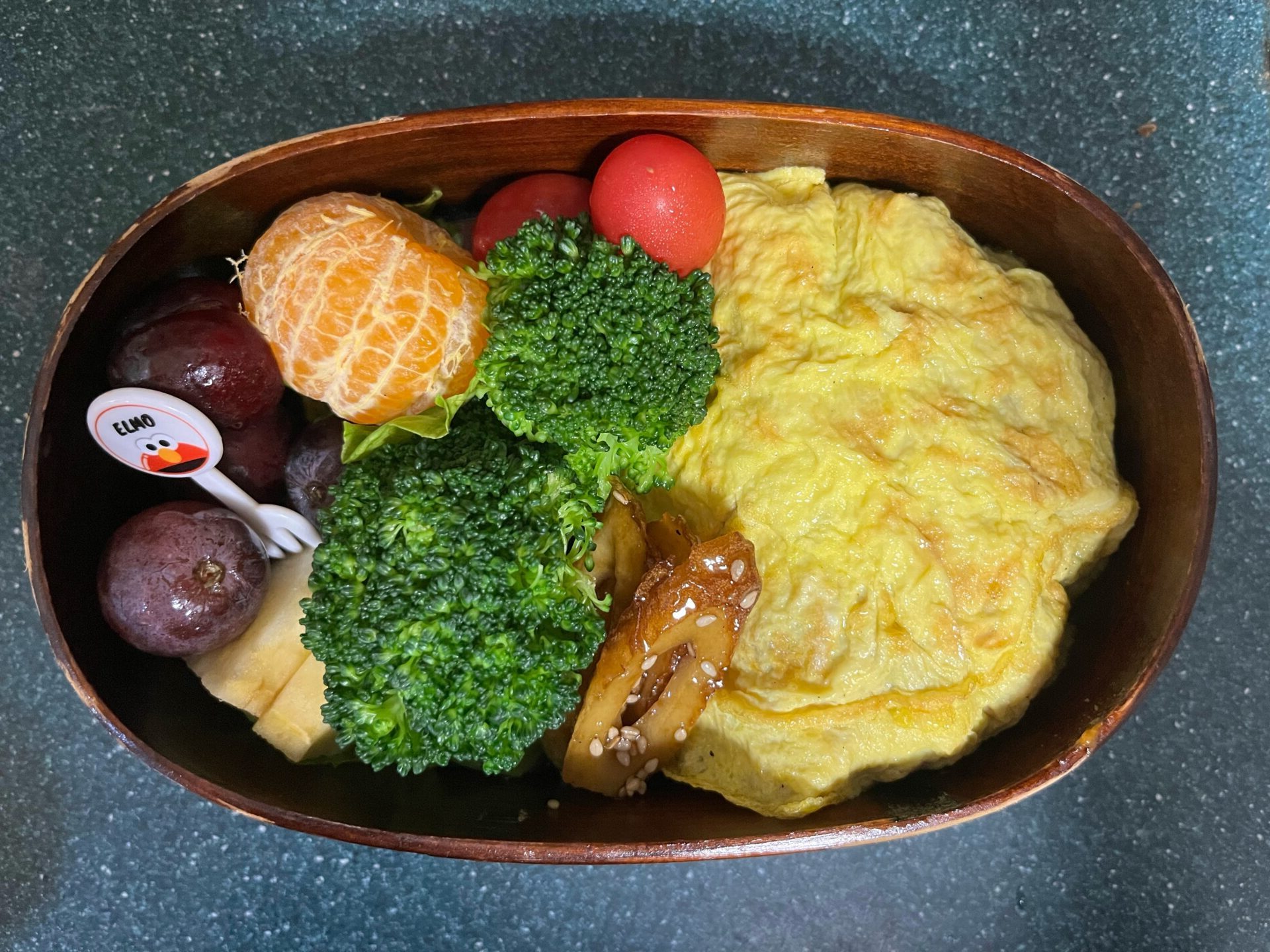 今日のお弁当(2/21)
オムライスでした