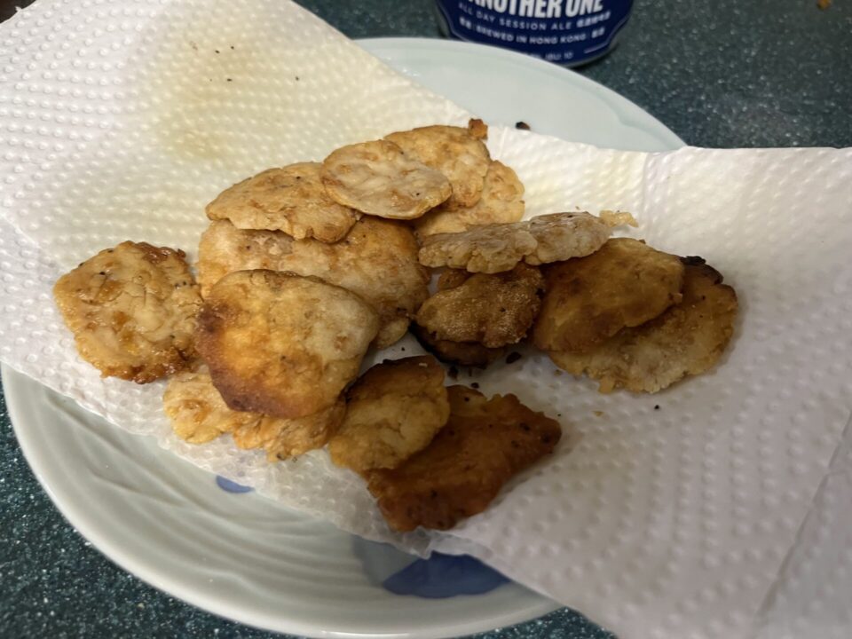 桜エビおかきを作りました