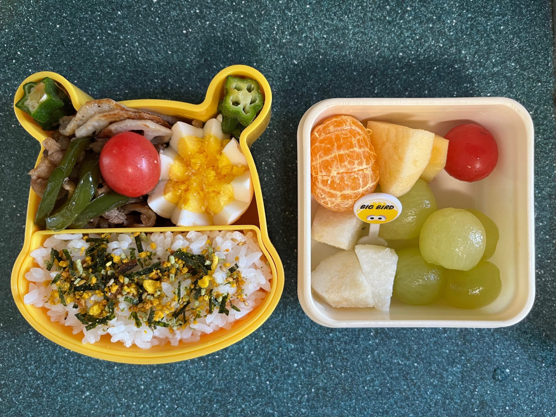 今日のお弁当(4/15)
メインは牛肉とピーマンの炒め物でした