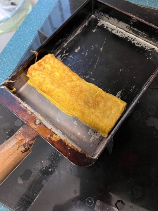 長女が作る卵焼き