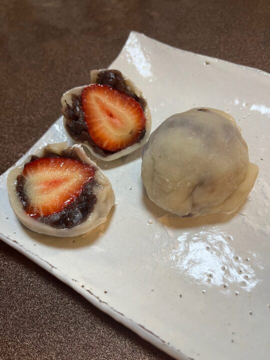 いちご大福、おいしかった!