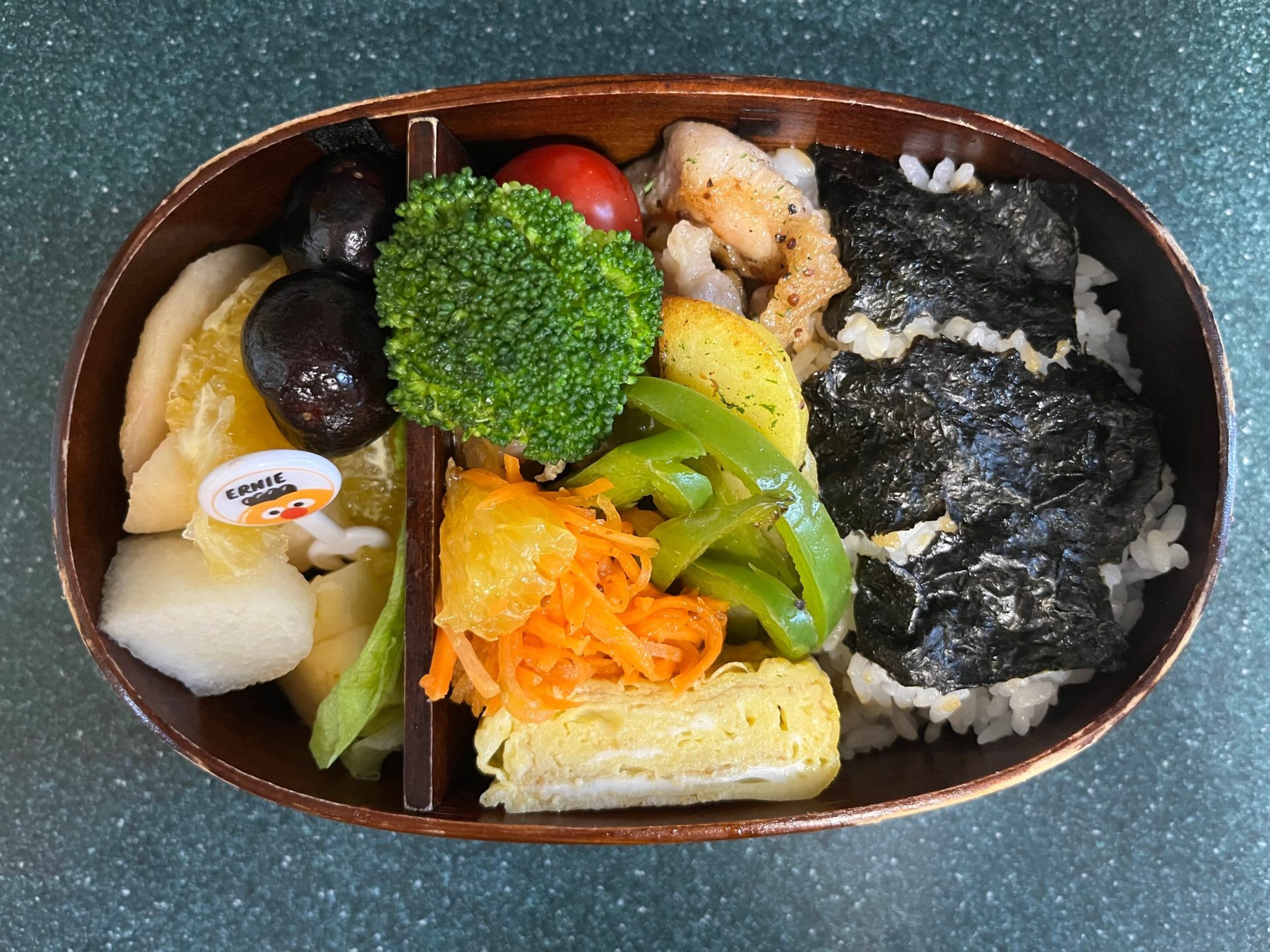 今日のお弁当(7/22)
メインは塩豚のジャーマンポテトでした