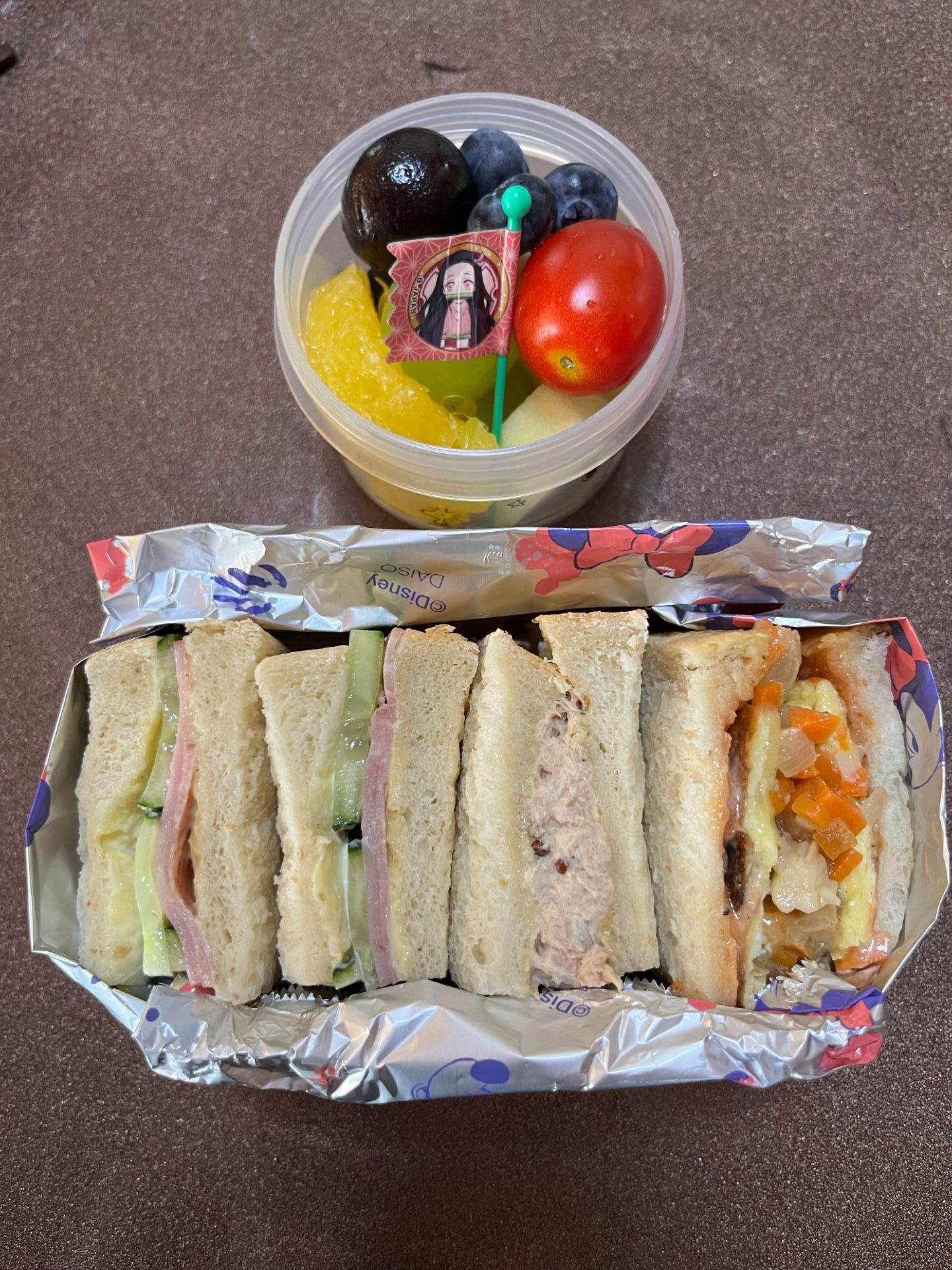 今日のお弁当(7/24)
サンドイッチでした