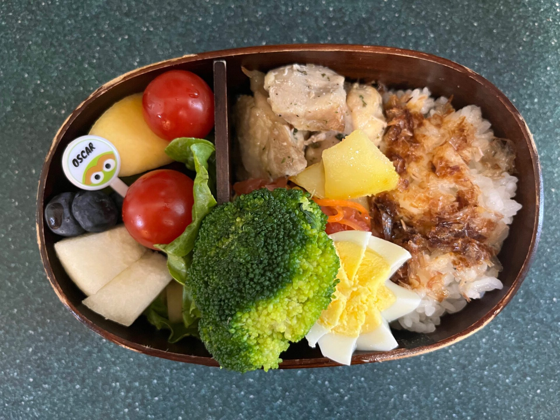今日のお弁当(7/29)
メインは塩レモンチキンでした