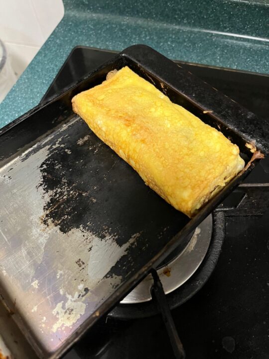 いつもより少し大きい卵焼き