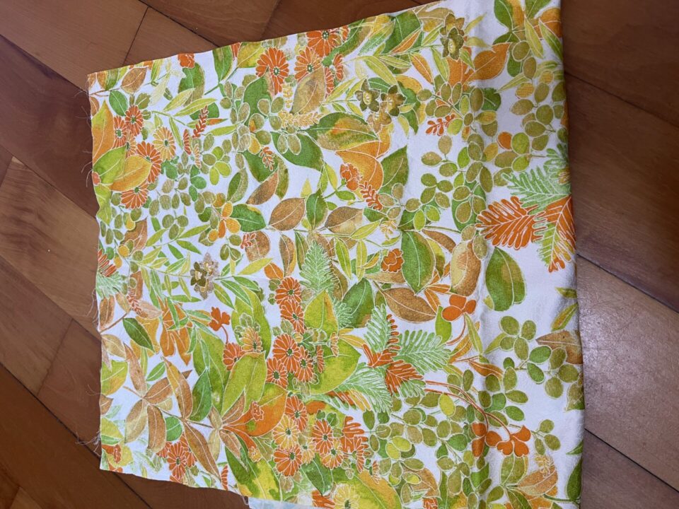 着物地、草木柄