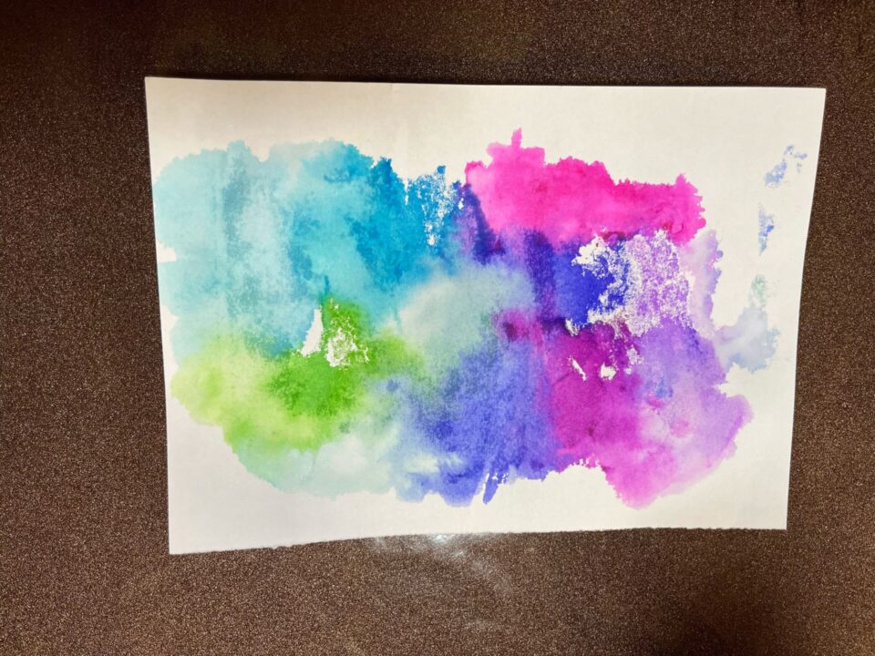 長女が作った色紙