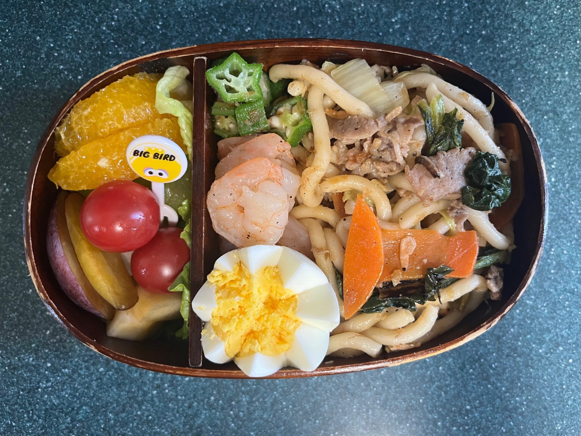 今日のお弁当(9/19)
焼きうどんでした