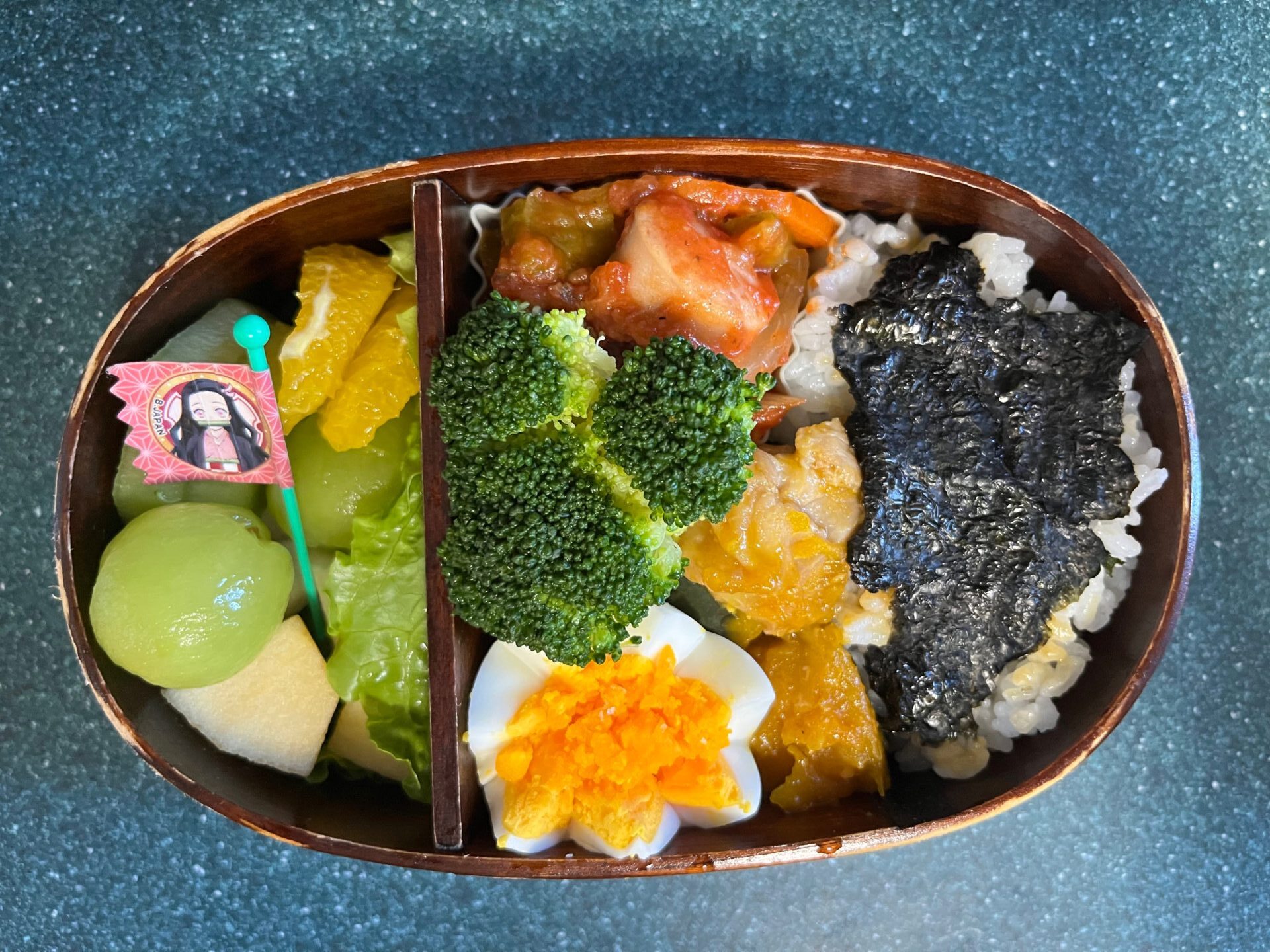 今日のお弁当(9/26)
メインはウィンナー入りラタトゥーユでした