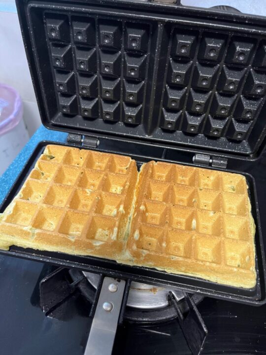 緑茶ワッフル