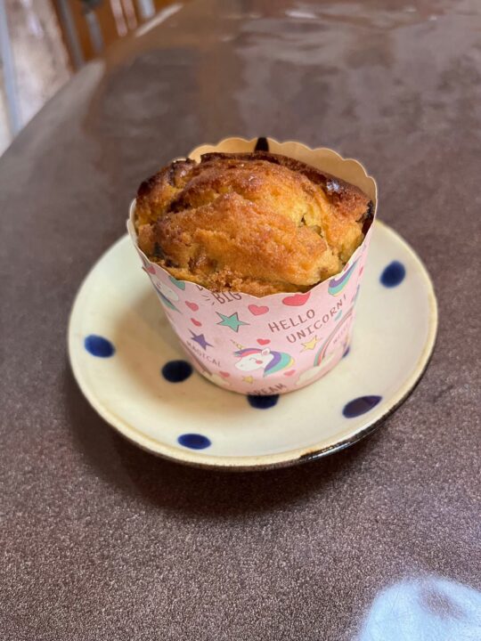 くるみとドライフルーツのマフィン