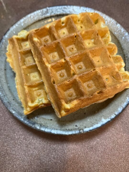 緑茶ワッフル