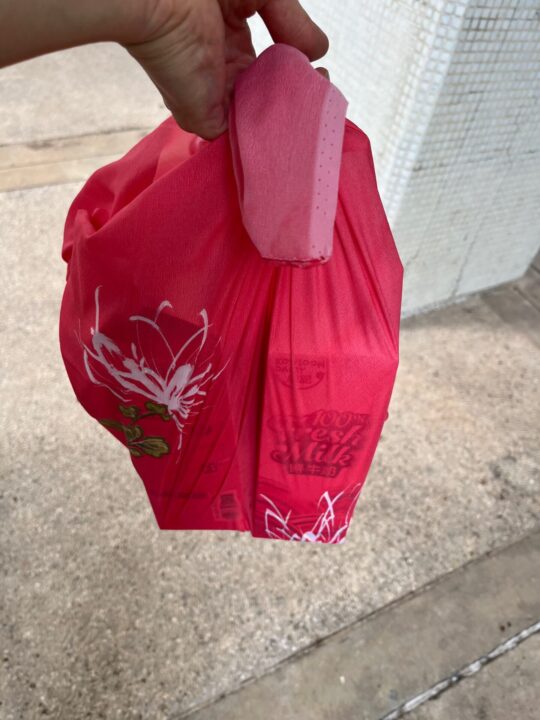 牛乳4本も楽々持てます