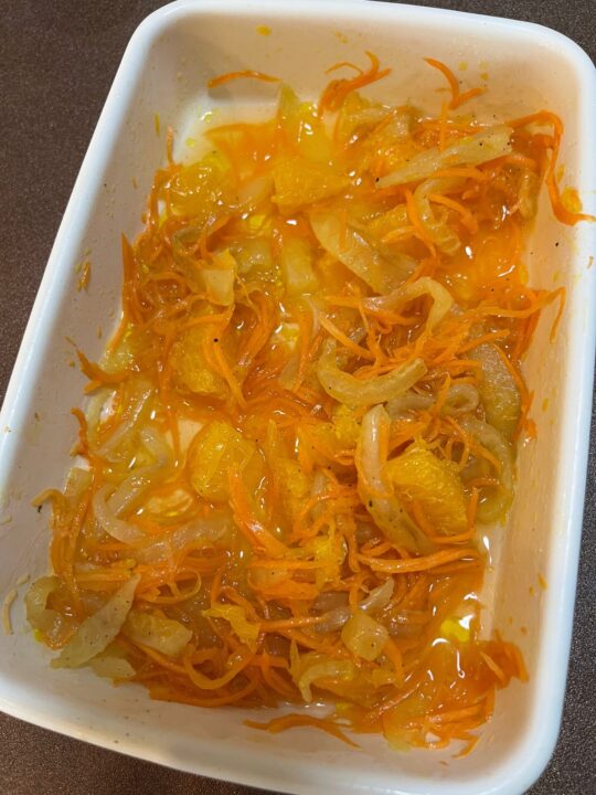 人参とスターフルーツのマリネ