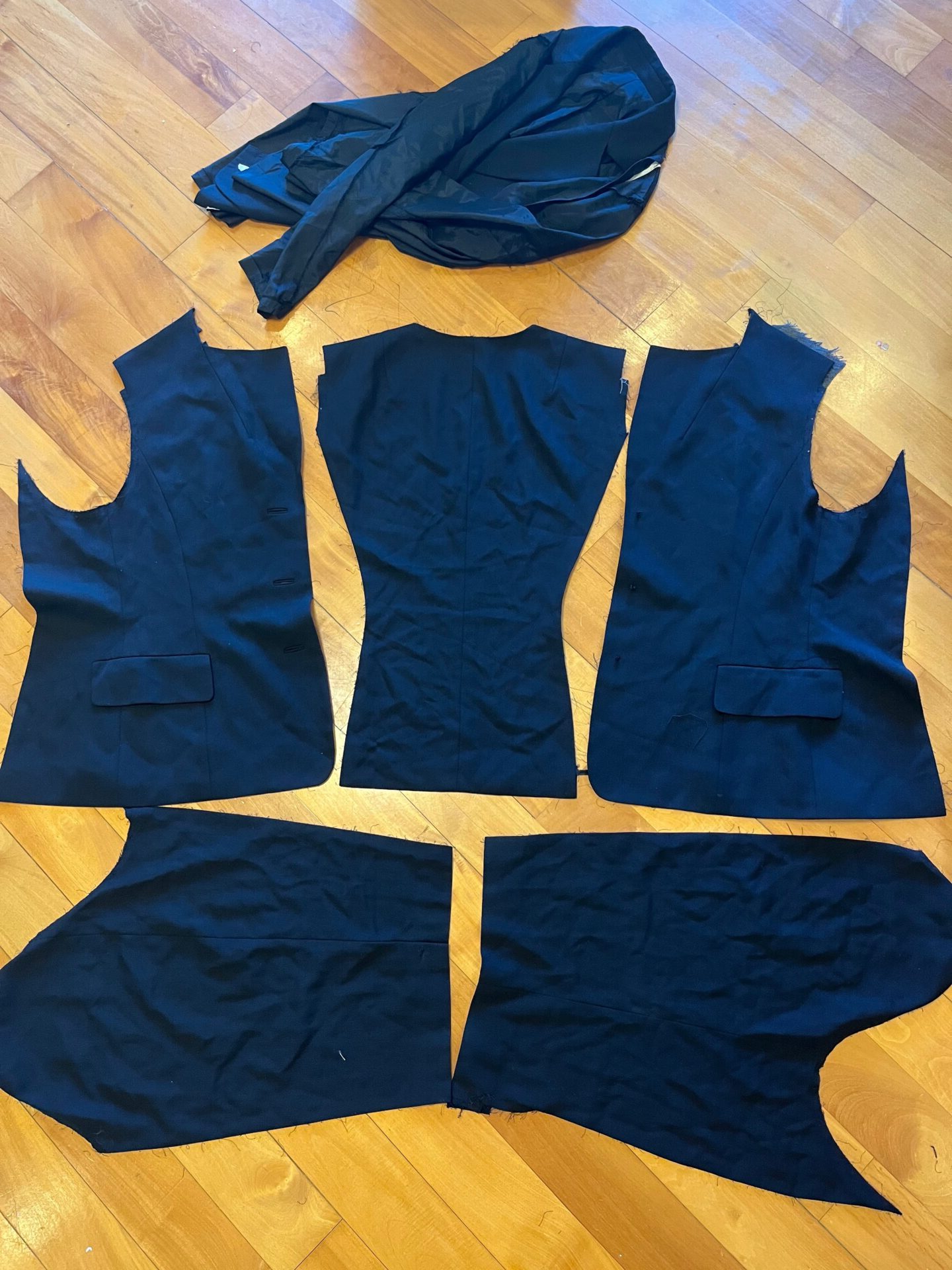 解いたジャケット