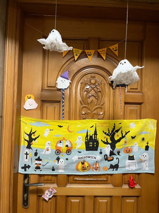 ハロウィン飾り付け