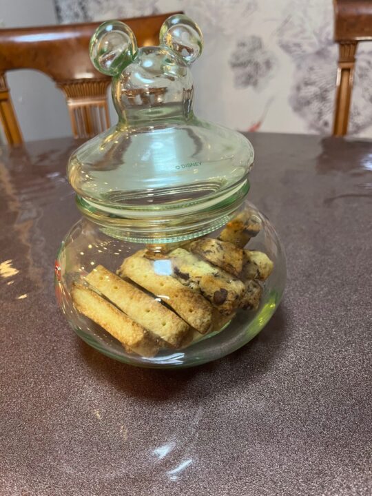 自家製ショートブレッド、瓶に保存