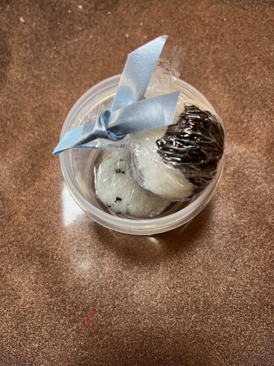 11/12おやつ。おむすび