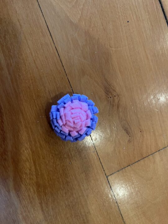 フェルトで作った花