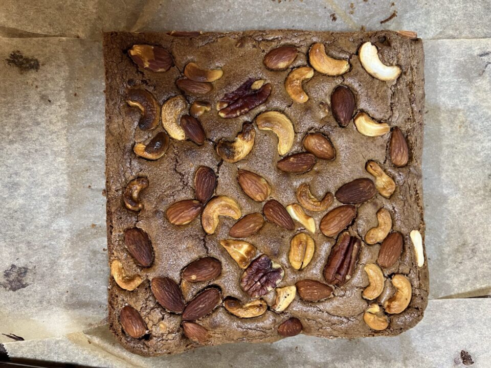 ブラウニーを焼きました