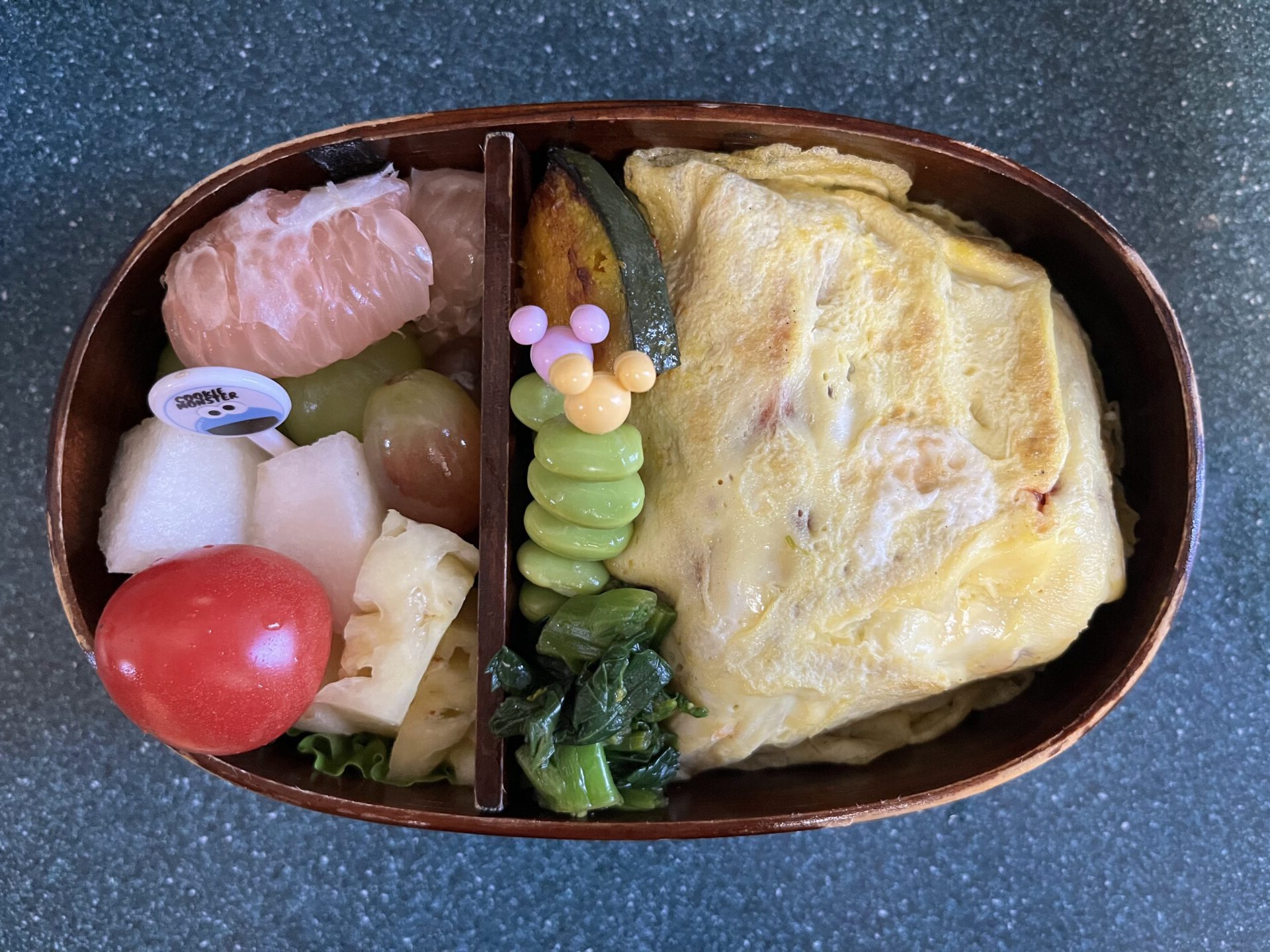 今日のお弁当(12/5)
オムライスでした