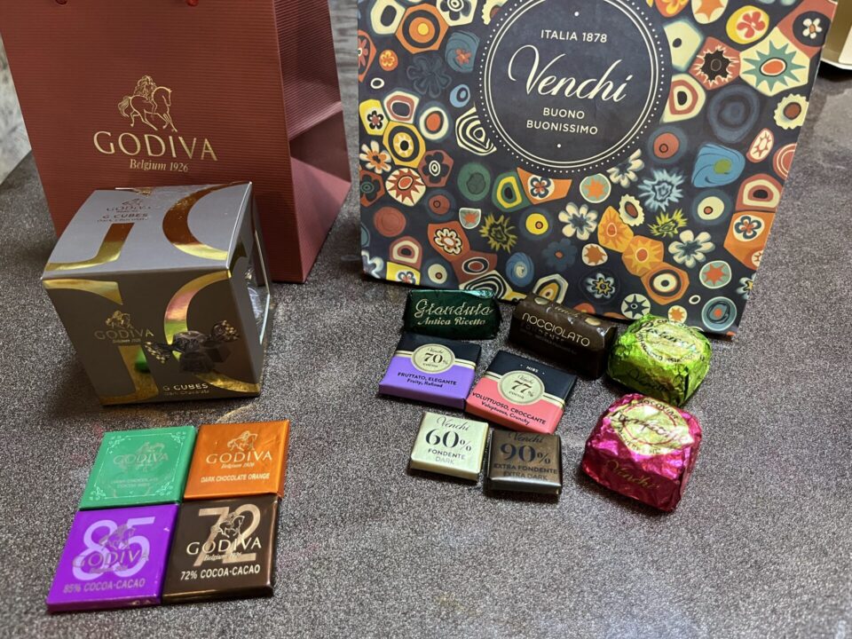 GODIVA, VENCHIのチョコ