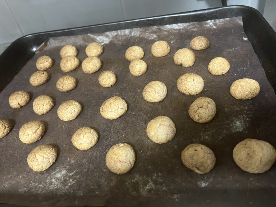 いちごぼうろ、焼き上がりました