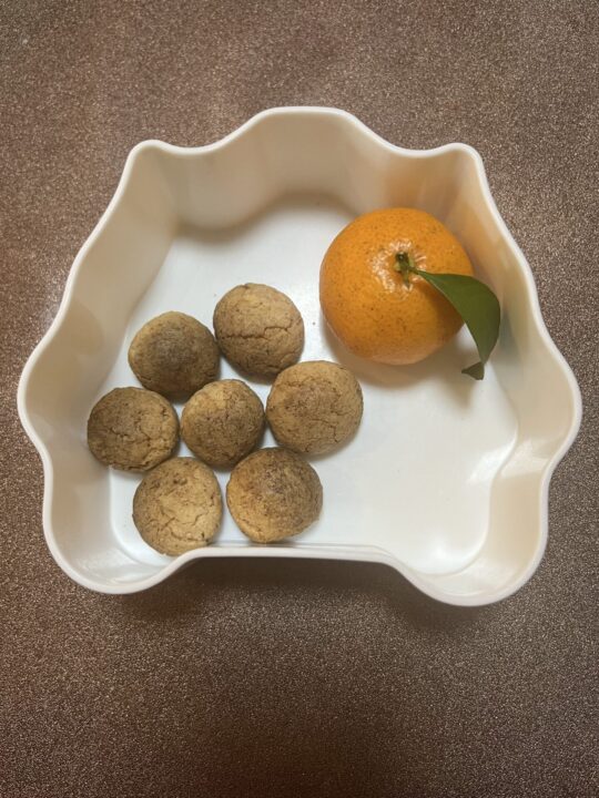 12/16おやつ、いちごぼうろ