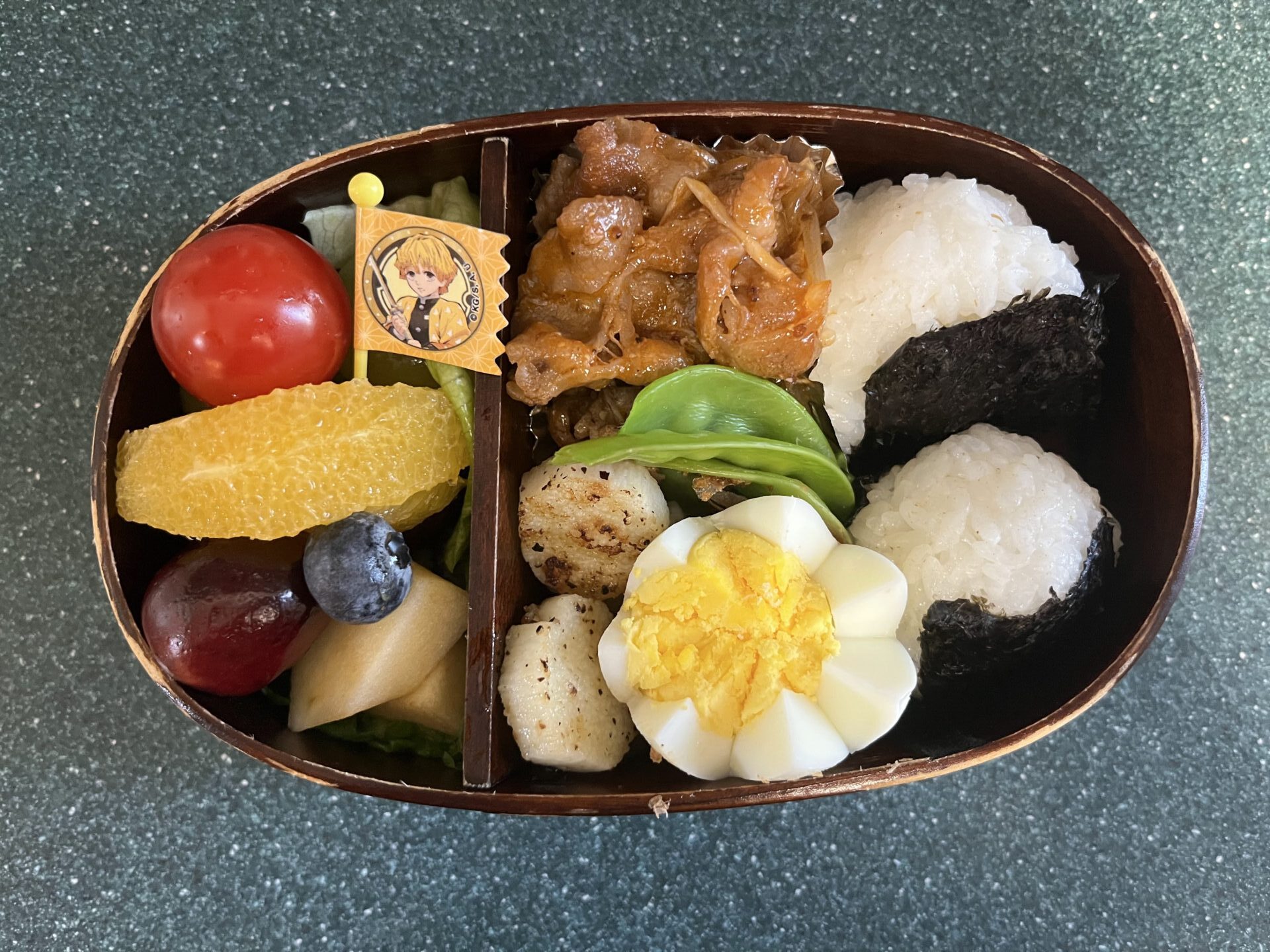 今日のお弁当(1/8)
メインはポークチャップでした