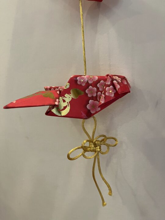 吉祥結びもつけました