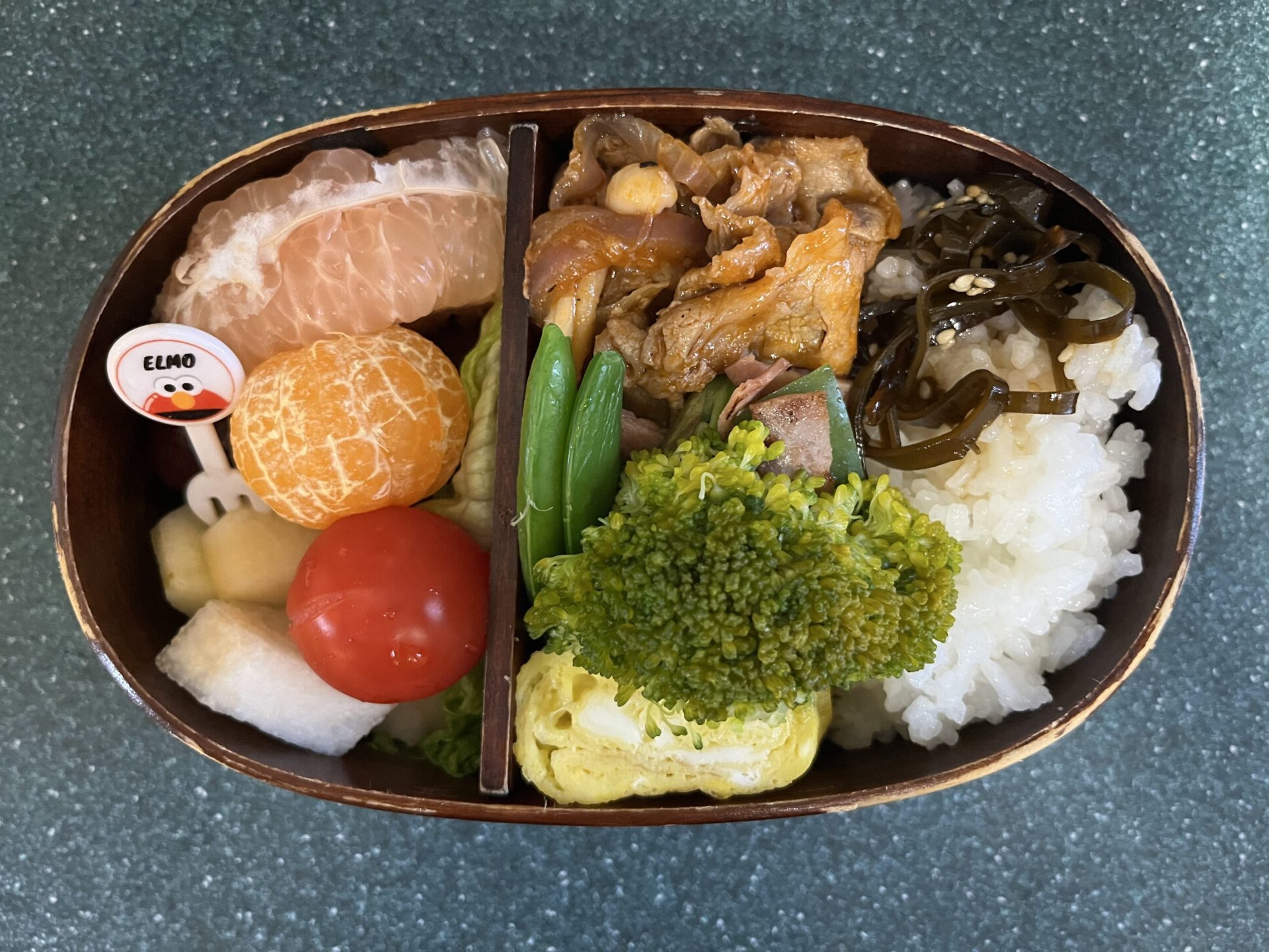 今日のお弁当(1/26)
メインはポークチャップでした