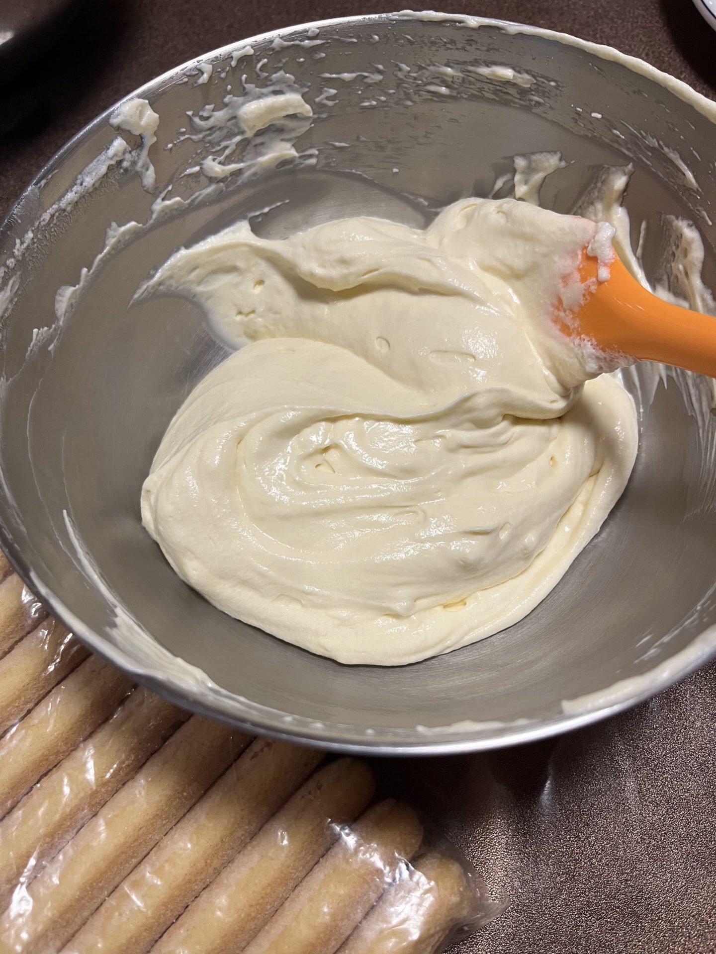 マスカルポーネクリームの完成