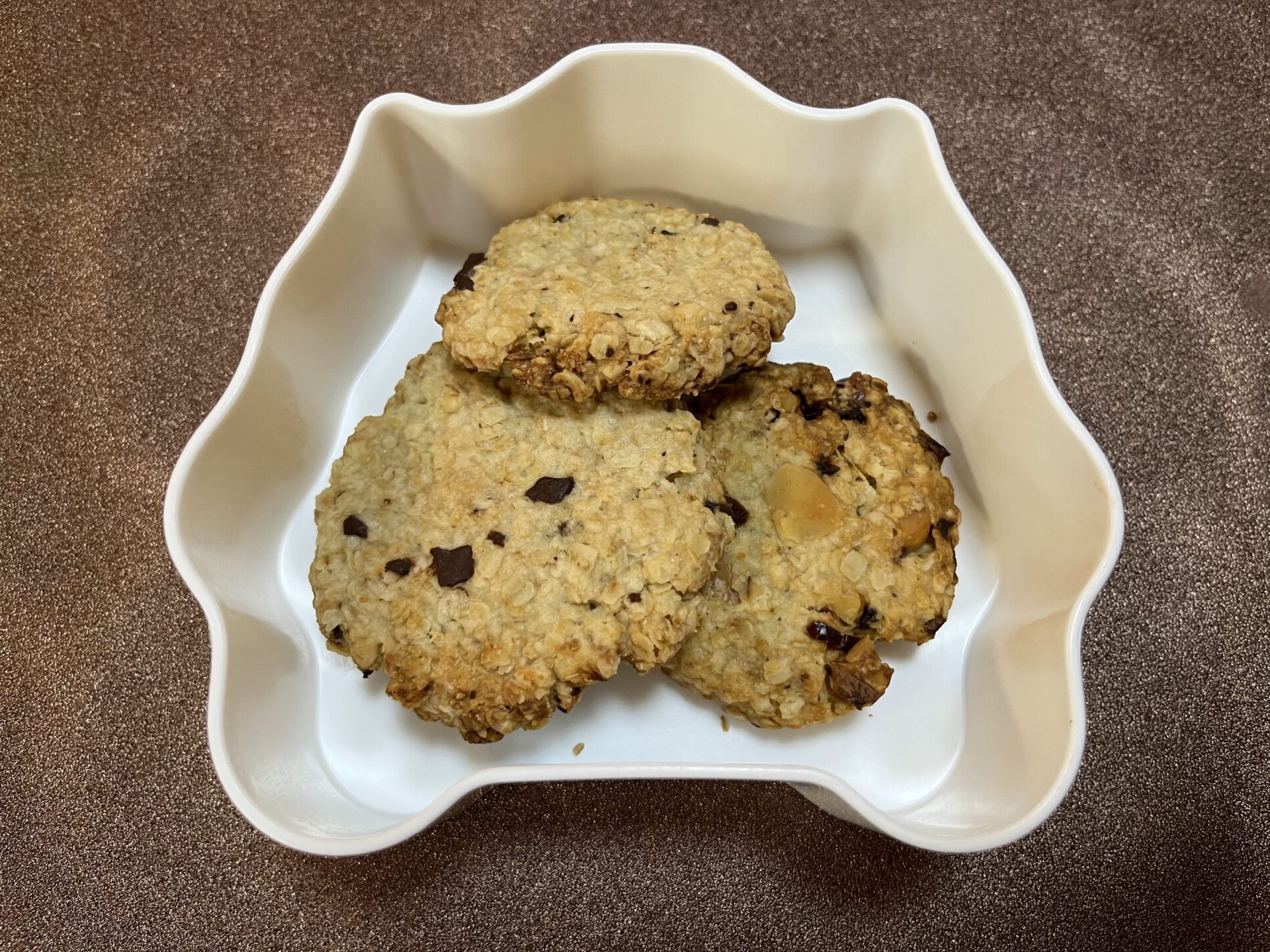 2/27おやつ。オートミールクッキー