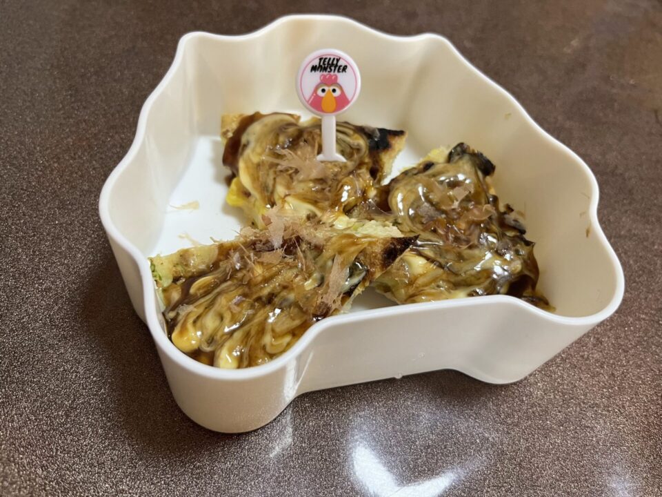 3/5おやつ。お好み焼き