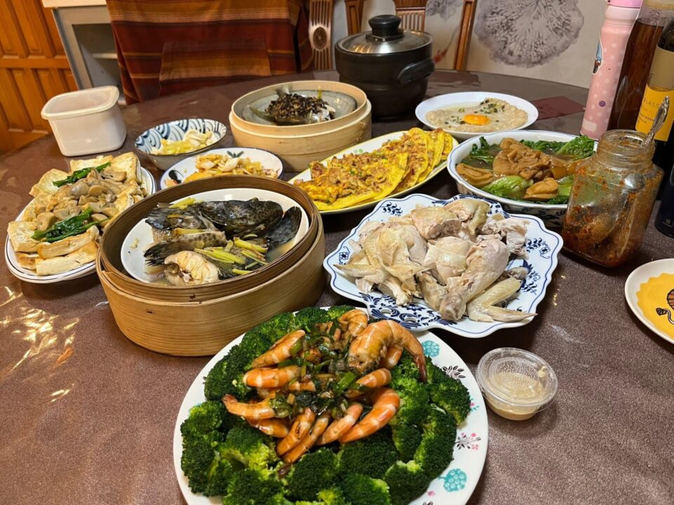 友人が作ってくれたFarewell dinner