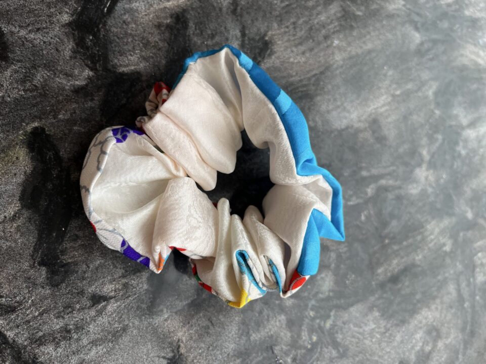 カラフル花柄✖️水色2