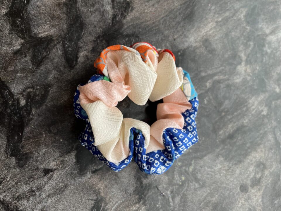 カラフル花柄✖️青色2