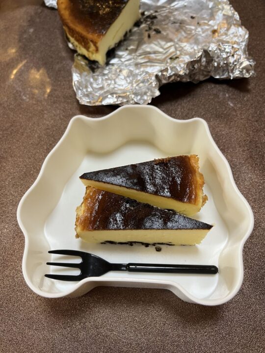 3/23おやつ。チーズケーキ