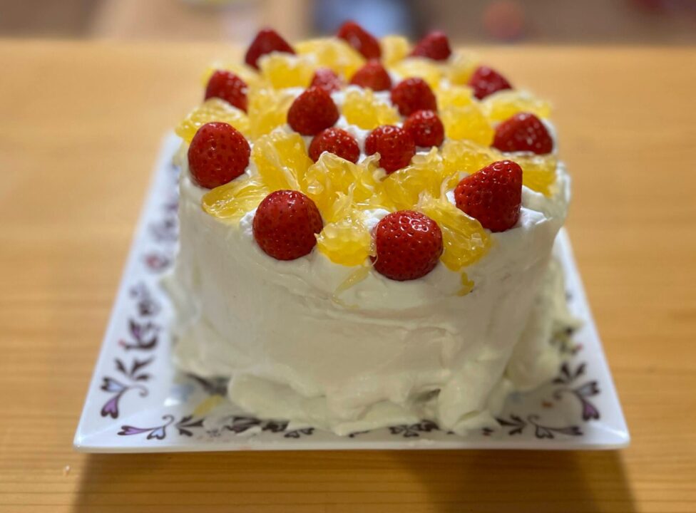 ケーキ完成