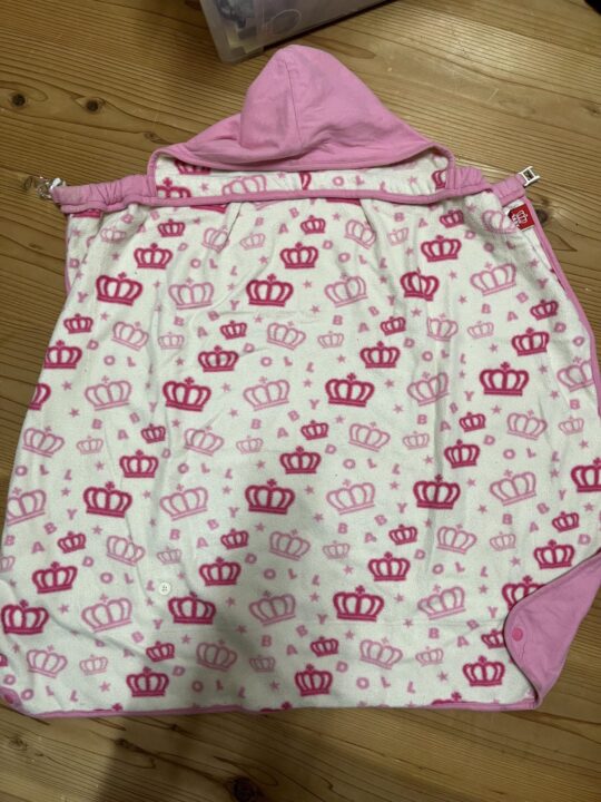 昔使っていたフリースブランケット