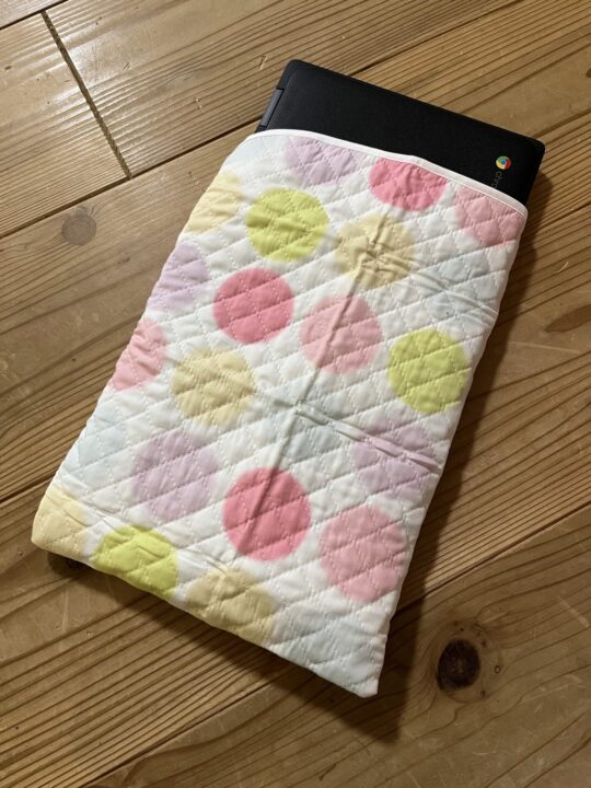 デバイスがちょうど入るサイズ