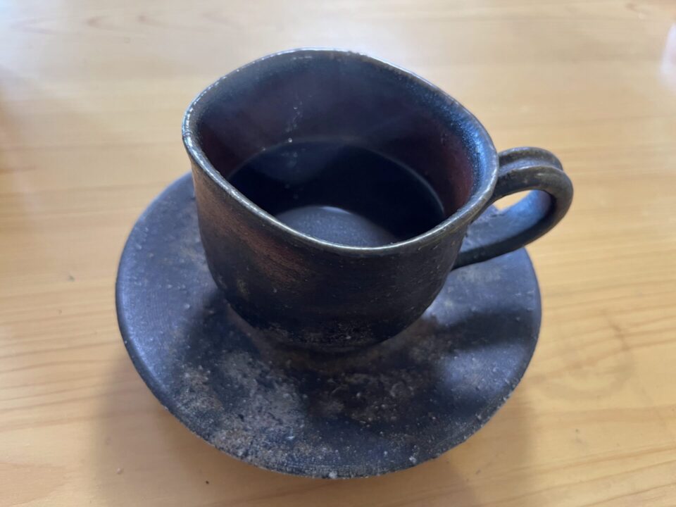 淹れたてコーヒー