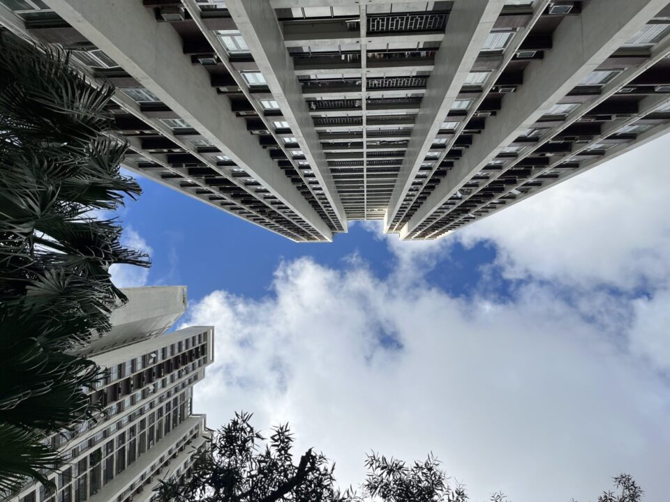 香港の空