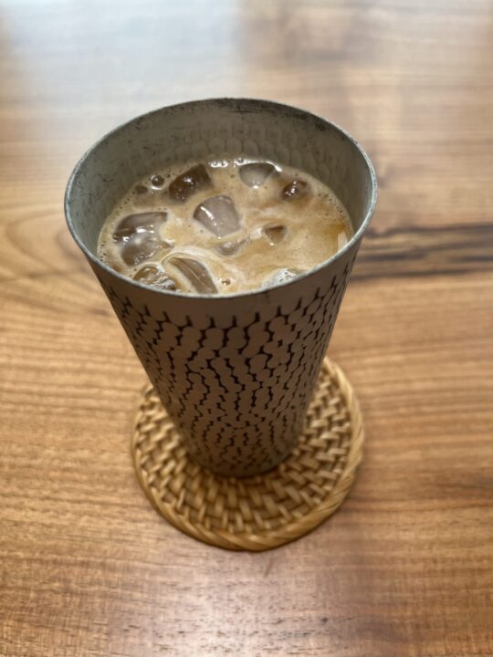アイスカフェオレ、完成！