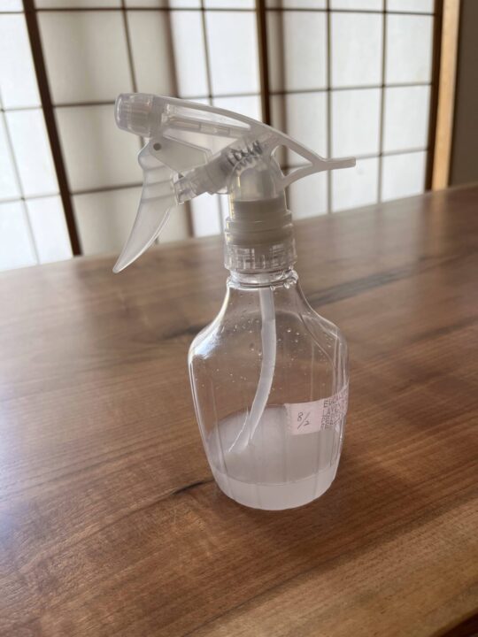 手作りルームスプレー