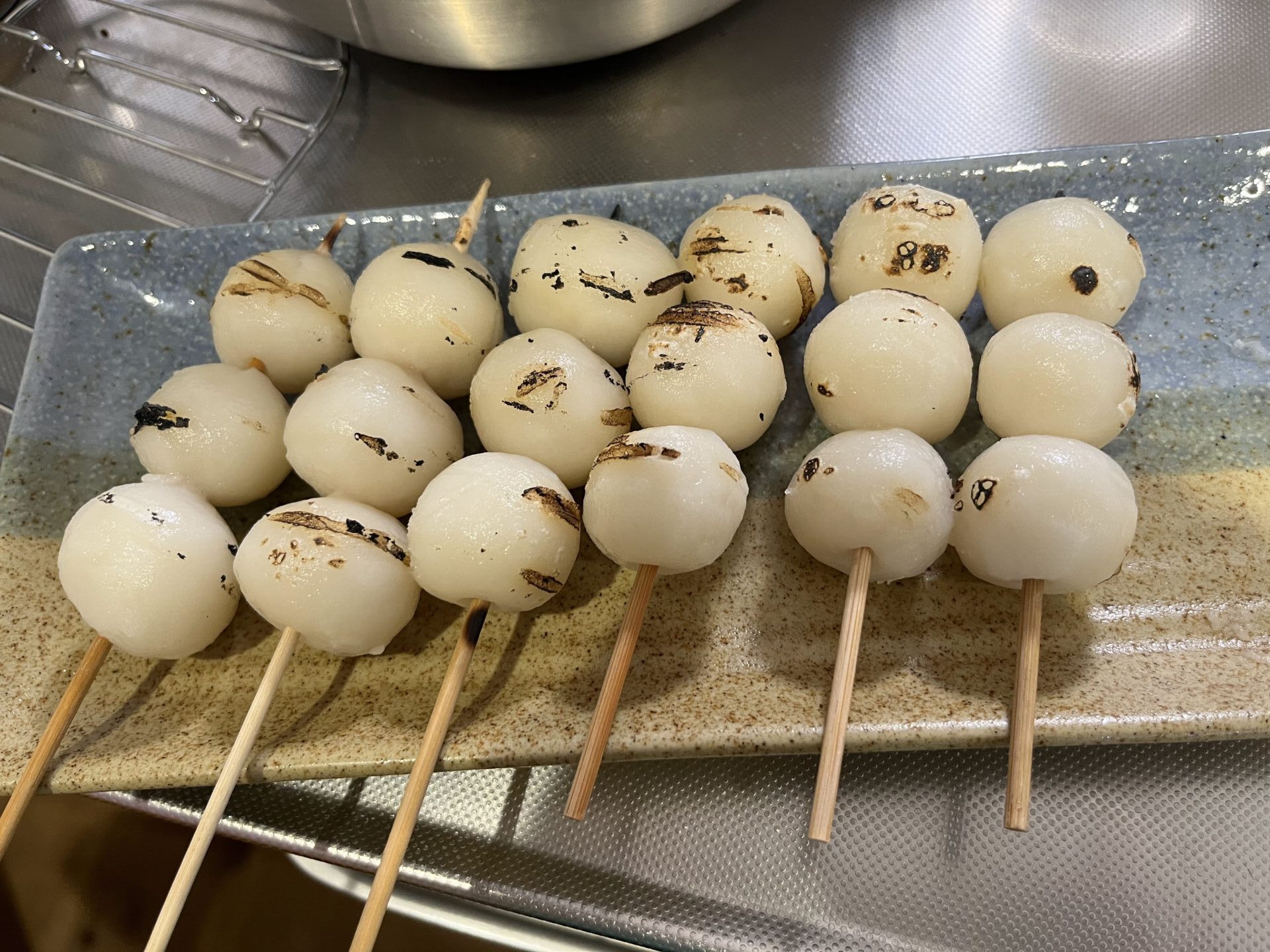 少し炙ります