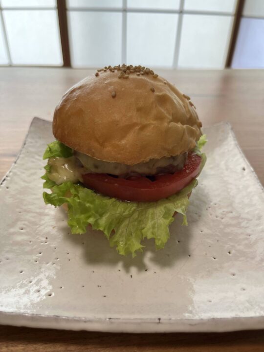 おうちバーガー、完成!