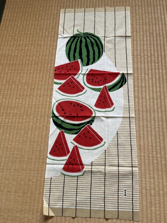 手ぬぐい全体の大きさ